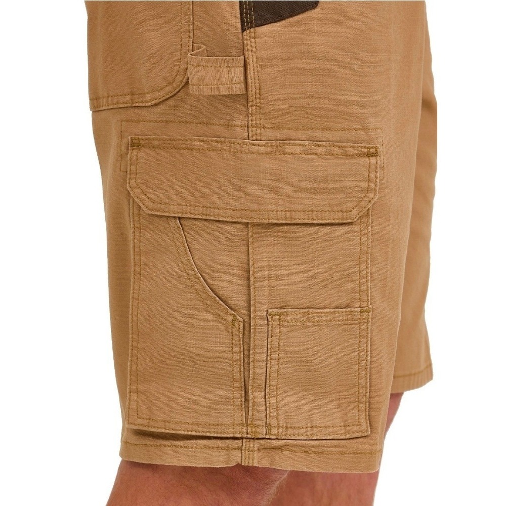 Wrangler Cargo Work Shorts Ripstop Size 32 Utility Pockets Reinforced Carpenter - Picture 5 of 10